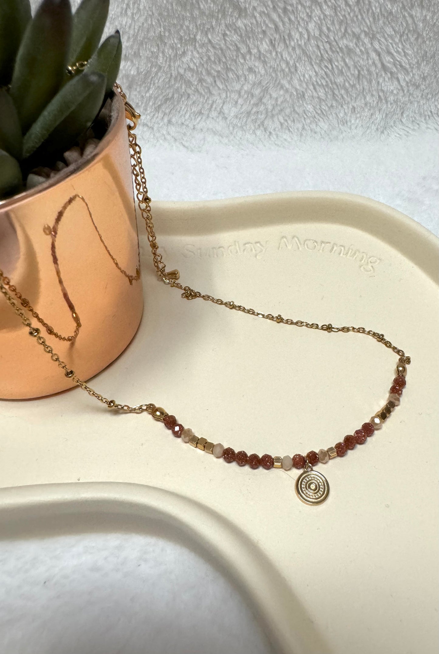 Collier Sandstone avec pendentif