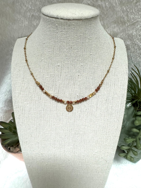 Collier Sandstone avec pendentif